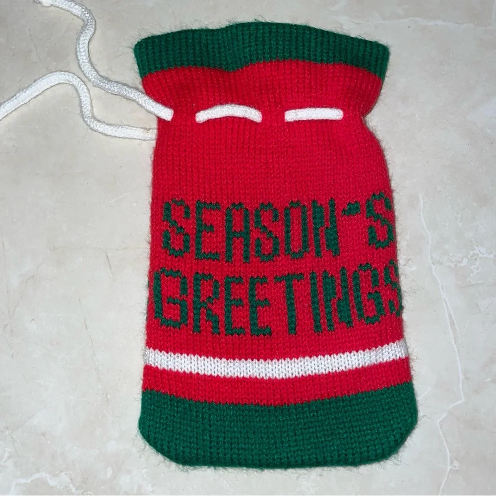Season’s Greetings Gift Bag Pouch